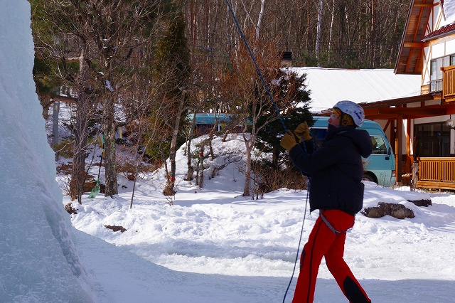 ２０１７年の初アイスクライミングは岩根山荘で。１泊２日宿泊滞在記