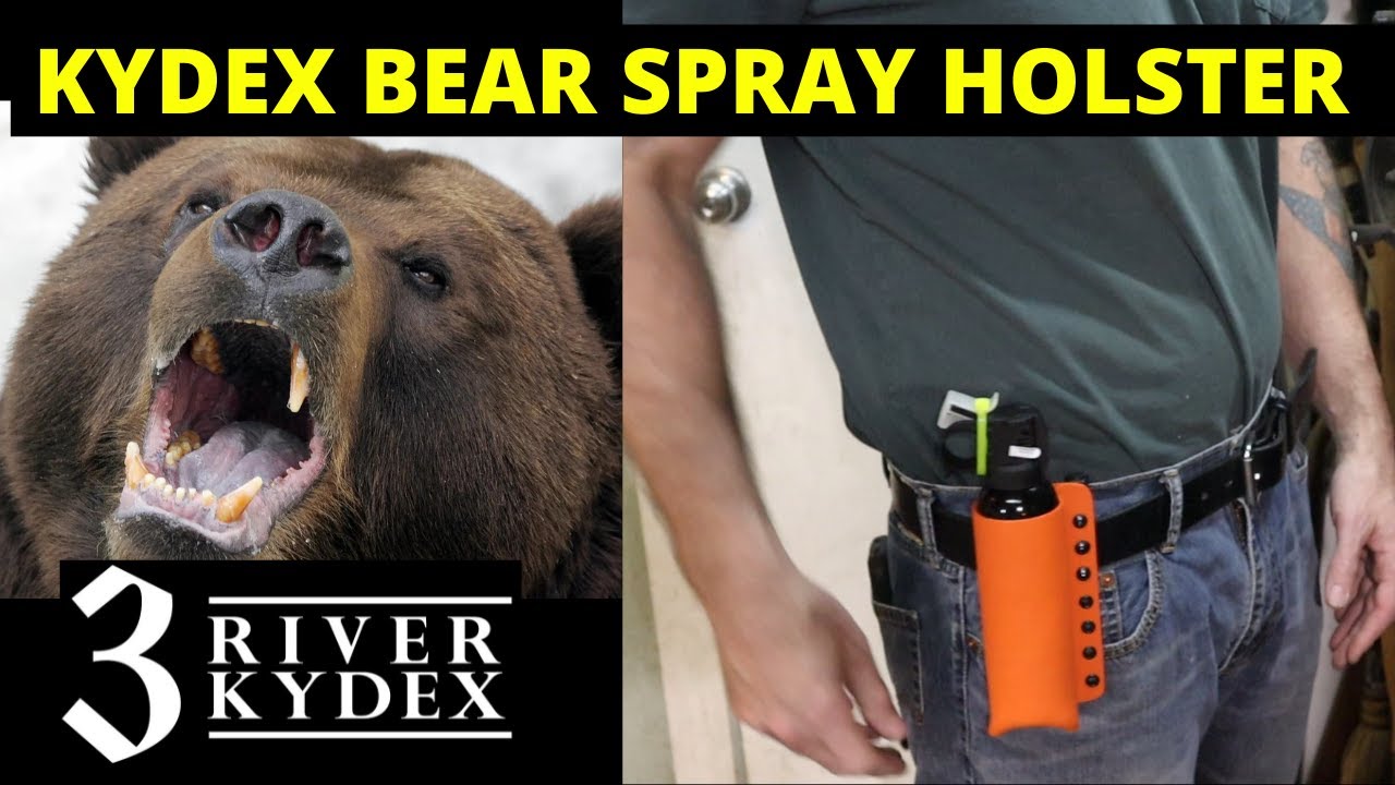 How to make a Kydex Bear Spray Pepper Spray Holster