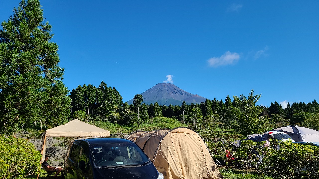 富士山こどもの国　オートキャンプ場　２０２２年７月
