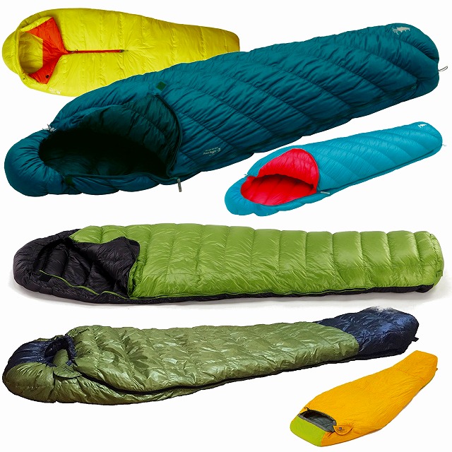 山岳・登山向け３シーズン用のダウン・化繊綿の寝袋おすすめ一覧 