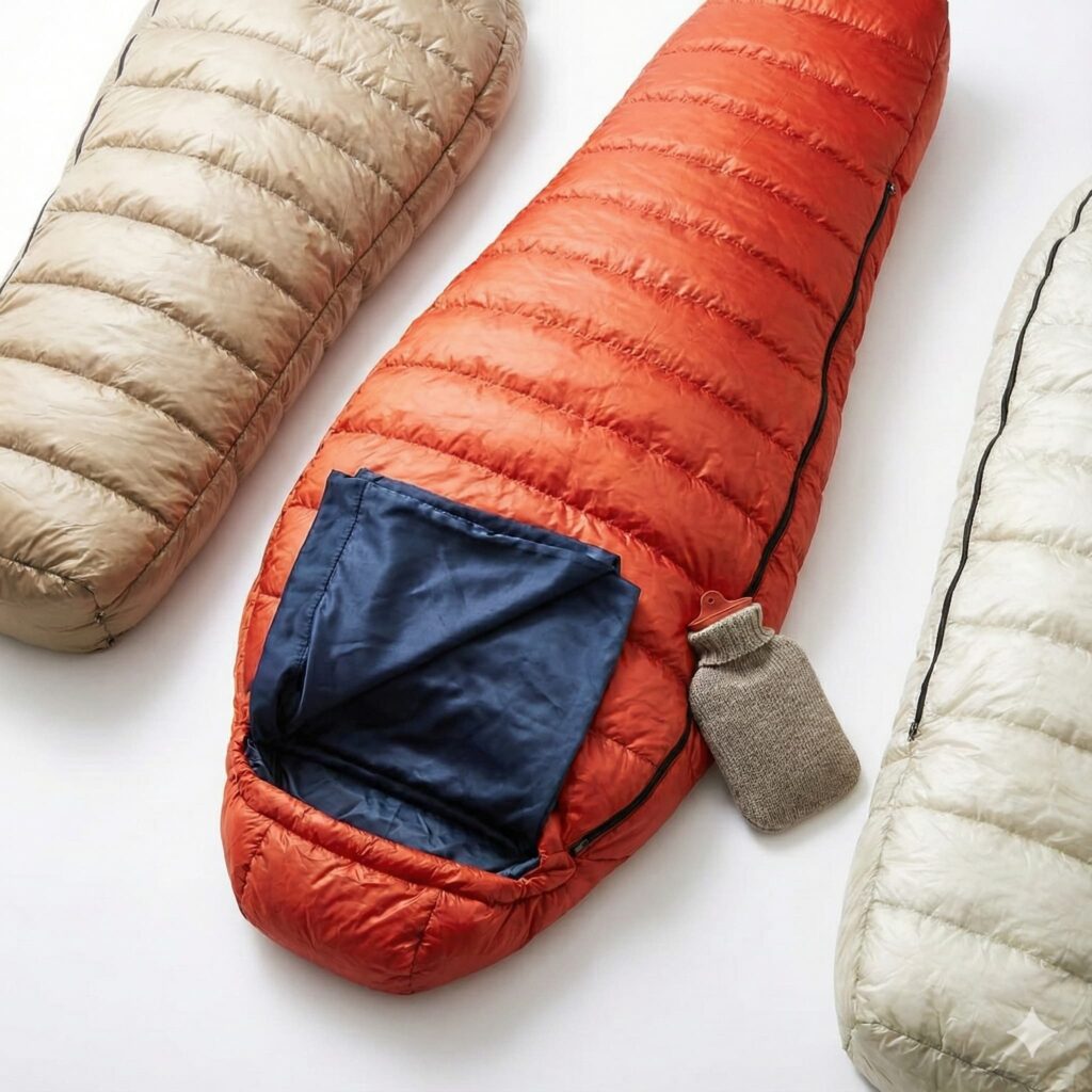 「3シーズン用＋インナー・湯たんぽで調整」という考え方