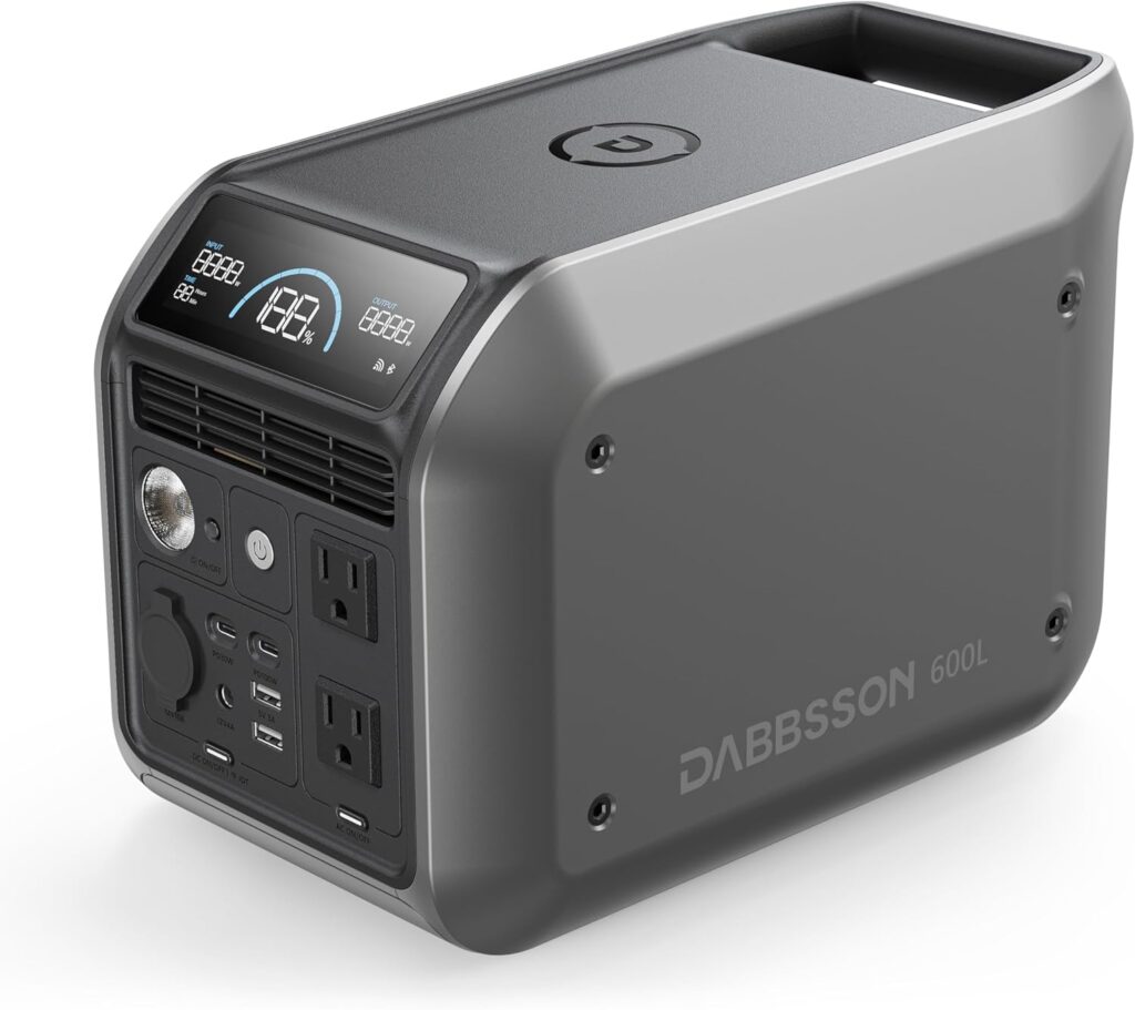 半固体電池ポータブル電源おすすめ5選【2026年最新】リン酸鉄・三元系との違いも徹底解説 19 Dabbsson 600L 半固体電池ポータブル電源おすすめ5選【2026年最新】リン酸鉄・三元系との違いも徹底解説