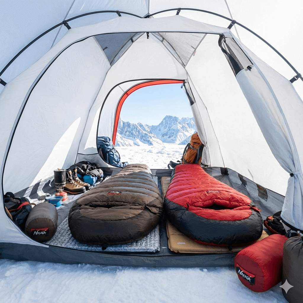 【ナンガ寝袋の全体像】種類別の違いと最強&おすすめモデルを徹底解説 57 冬山登山における最強