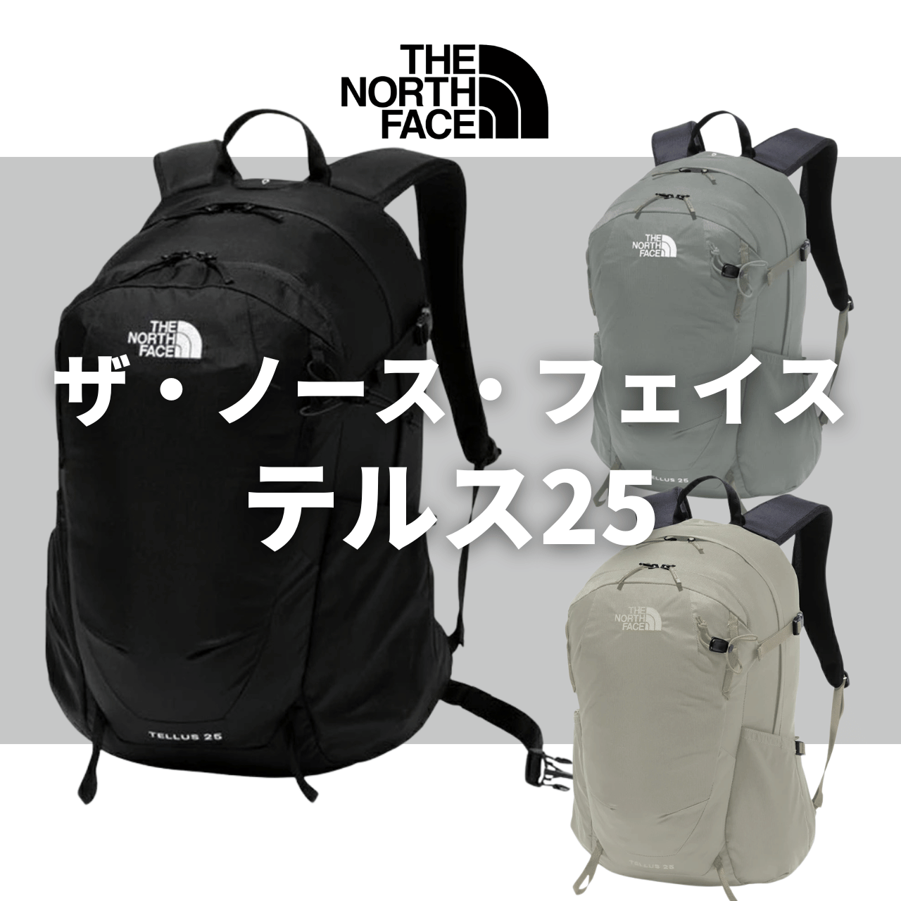 【普段使いOK?】テルス25(ノースフェイス)の実力は？旧モデルとの違いなど徹底解説レビュー（動画付き）