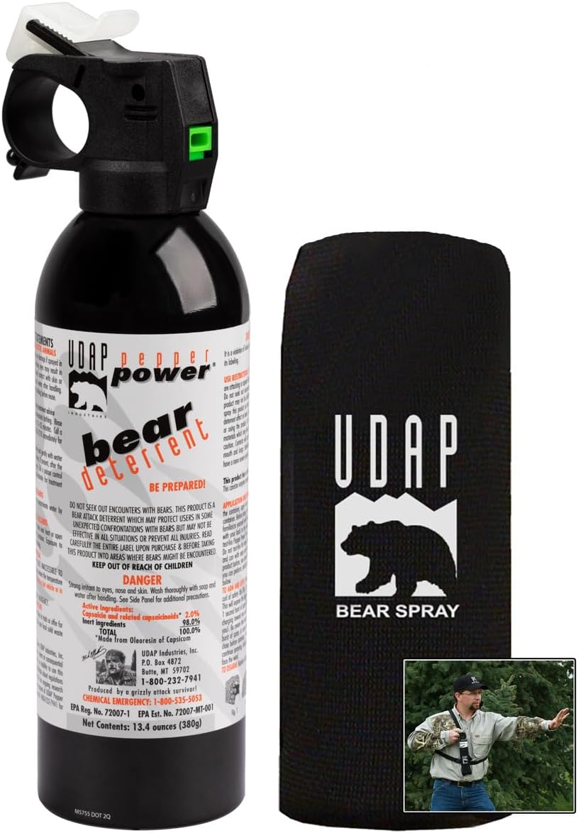 UDAP18HP 【ヒグマ対応】UDAP 熊撃退スプレーの実力は？特徴・注意点・使い方を徹底解説！（動画付き）