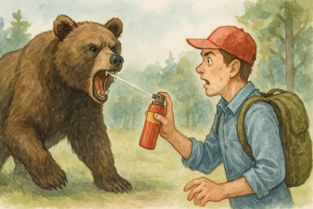 なぜ殺虫剤は熊スプレーの代用にならないのか