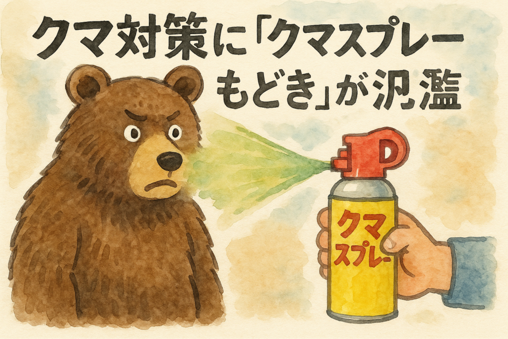クマ対策に「クマスプレーもどき」が氾濫