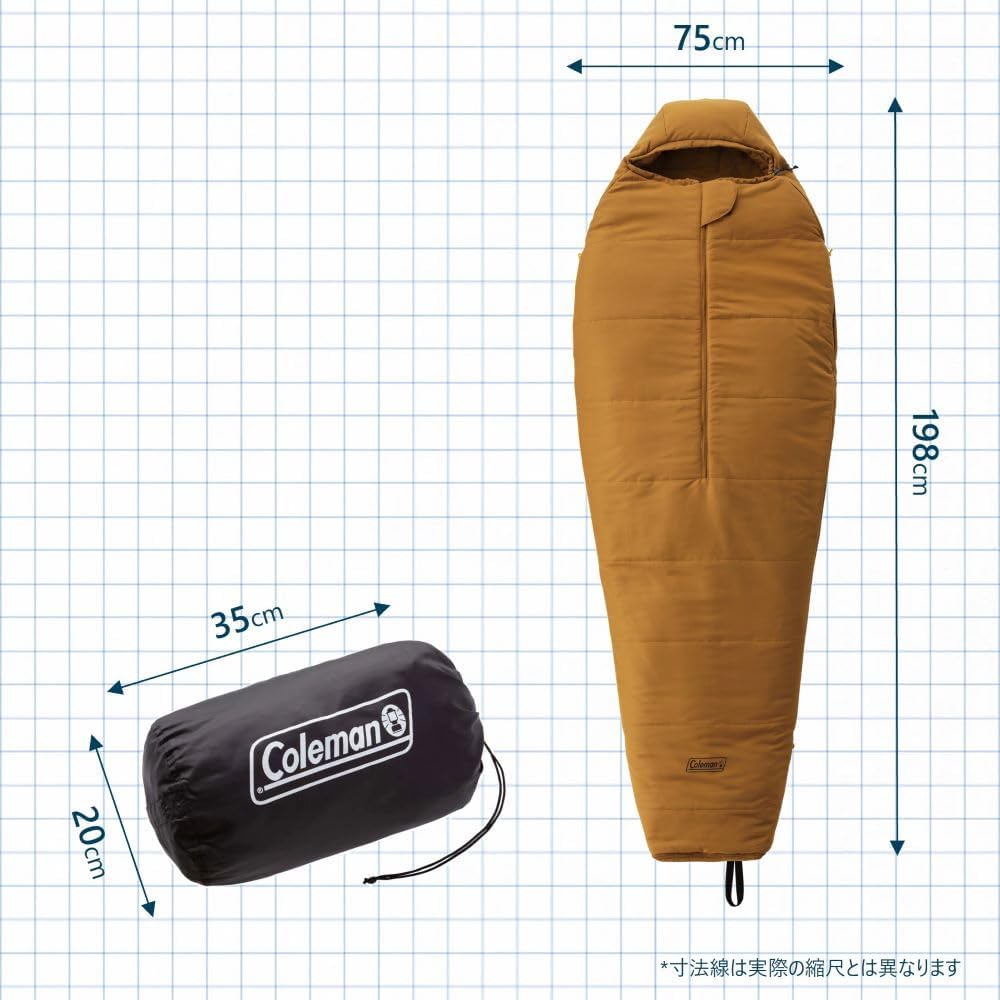 【手足を出せる寝袋】コールマン コンパクトコルネット/L0の実力は?特徴・注意点を徹底解説レビュー 26 コールマン コンパクトコルネットの「特徴(スペック・機能)と注意点」を詳しく解説
