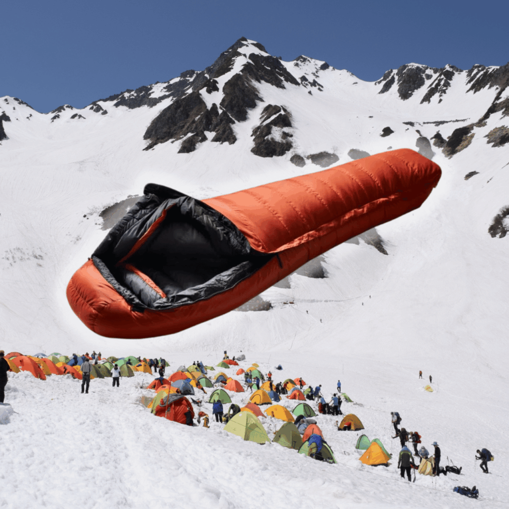 【最強冬用寝袋】厳冬期登山・海外の極地遠征向けシュラフ一覧|マイナス40度・50度クラス 7 -20℃〜-30℃クラス|最強クラスの冬用寝袋・シュラフ