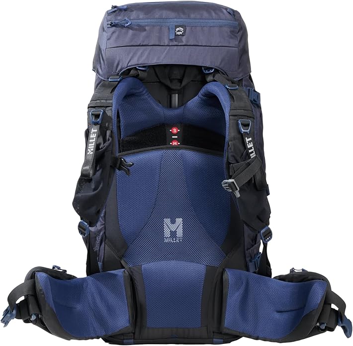【完全ガイド】ミレー サースフェーNX 50+ / 60+ / 75+ 徹底比較! 最適なモデルを見つけるための徹底解説 9 ショルダーハーネスとヒップベルト