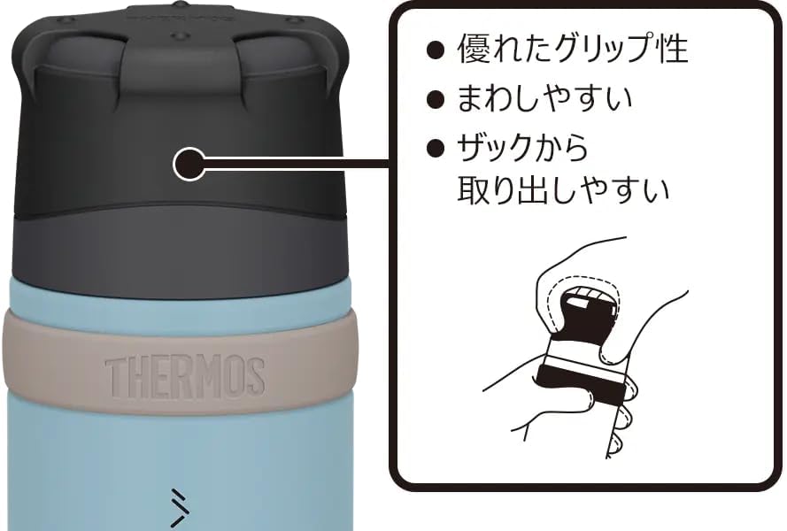 【購入レビュー】サーモス 山専ボトル900のメリット・デメリット|使用体験談 19 グローブをはめたままでも操作できるため、冬山や早春の稜線歩きで特に重宝します。